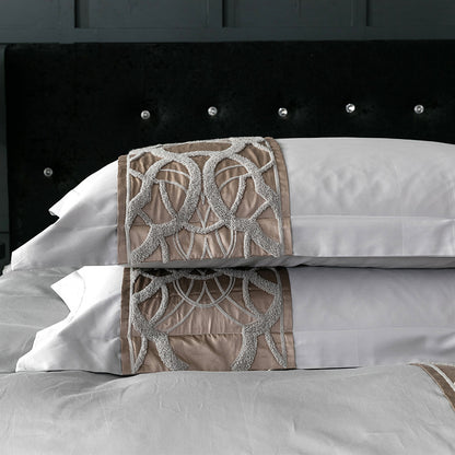 Chain Of Luxury Grey Duvet Cover Set (Egyptian Cotton)