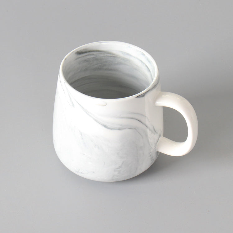 Marbled ceramic water cup