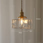 Bella Luxe Glass Pendant Light