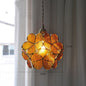 Flora Round Glass Pendant Light